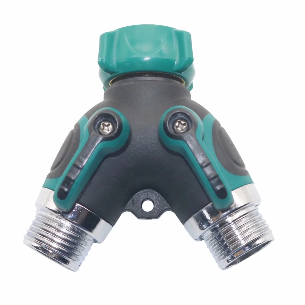 3/4 inch Hose Connector Garden Hose Splitter 2 Way Garden Water Connectors For Lawn, Garden Irrigation
3/4 inch Hose Connector Garden Hose Splitter 2 Way Garden Water Connectors For Lawn, Garden Irrigation