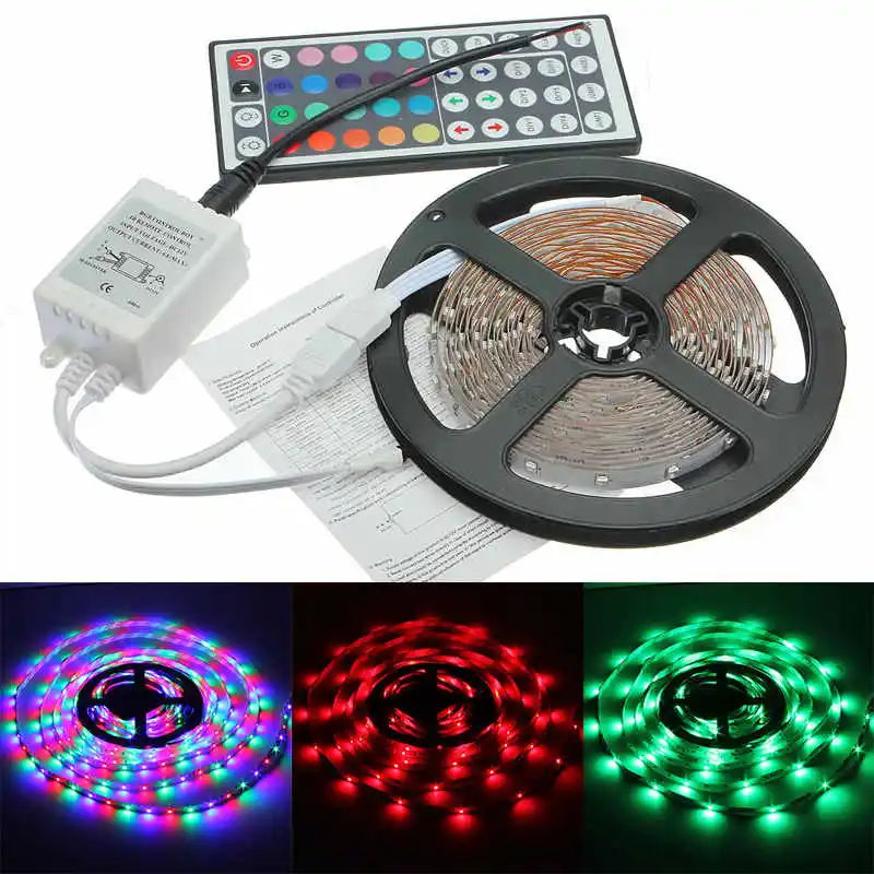Новинка 5 м 3528 RGB 300 SMD гибкая СВЕТОДИОДНАЯ ленсветильник 44 кнопки дистанционный источник питания 12 В
Новинка 5 м 3528 RGB 300 SMD гибкая СВЕТОДИОДНАЯ ленсветильник 44 кнопки дистанционный источник питания 12 В