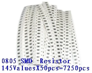 0805 SMD 5% комплект образцов резистора, 1R-1M ohm 146valuesx20 шт = 2920 шт, Бесплатная доставка
0805 SMD 5% комплект образцов резистора, 1R-1M ohm 146valuesx20 шт = 2920 шт, Бесплатная доставка