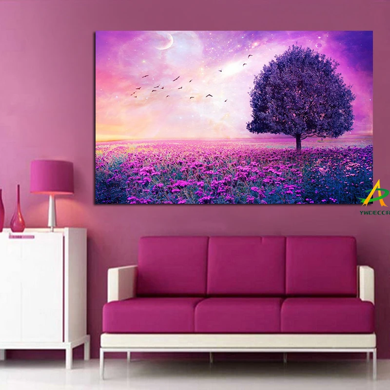 Purple Romantic Tree Birds Landscape Abstract Canvas Painting Nordic Poster Print Scandinavian Wall Picture Living Room No Frame
Purple Romantic Tree Birds Landscape Abstract Canvas Painting Nordic Poster Print Scandinavian Wall Picture Living Room No Frame