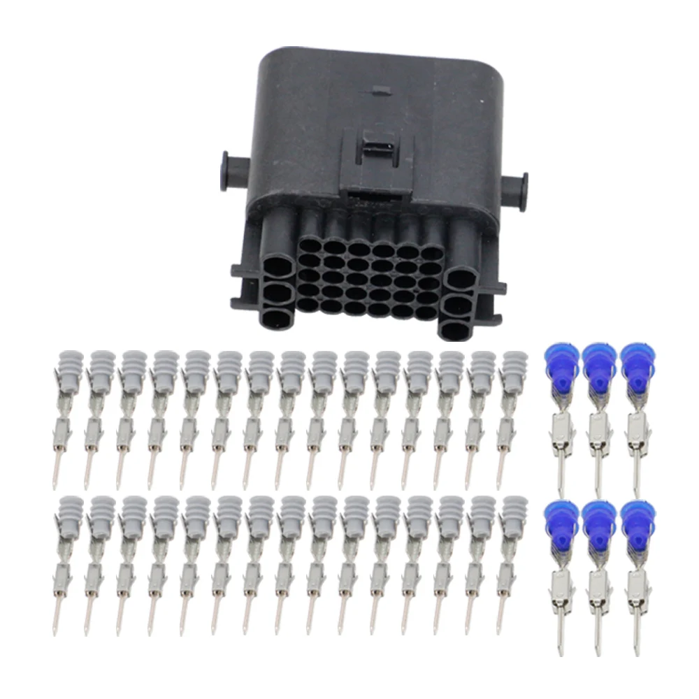 36 Pin plug black plastic car computer board connector with terminal DJ7361-1.5-11 36P connector
36 Pin plug black plastic car computer board connector with terminal DJ7361-1.5-11 36P connector