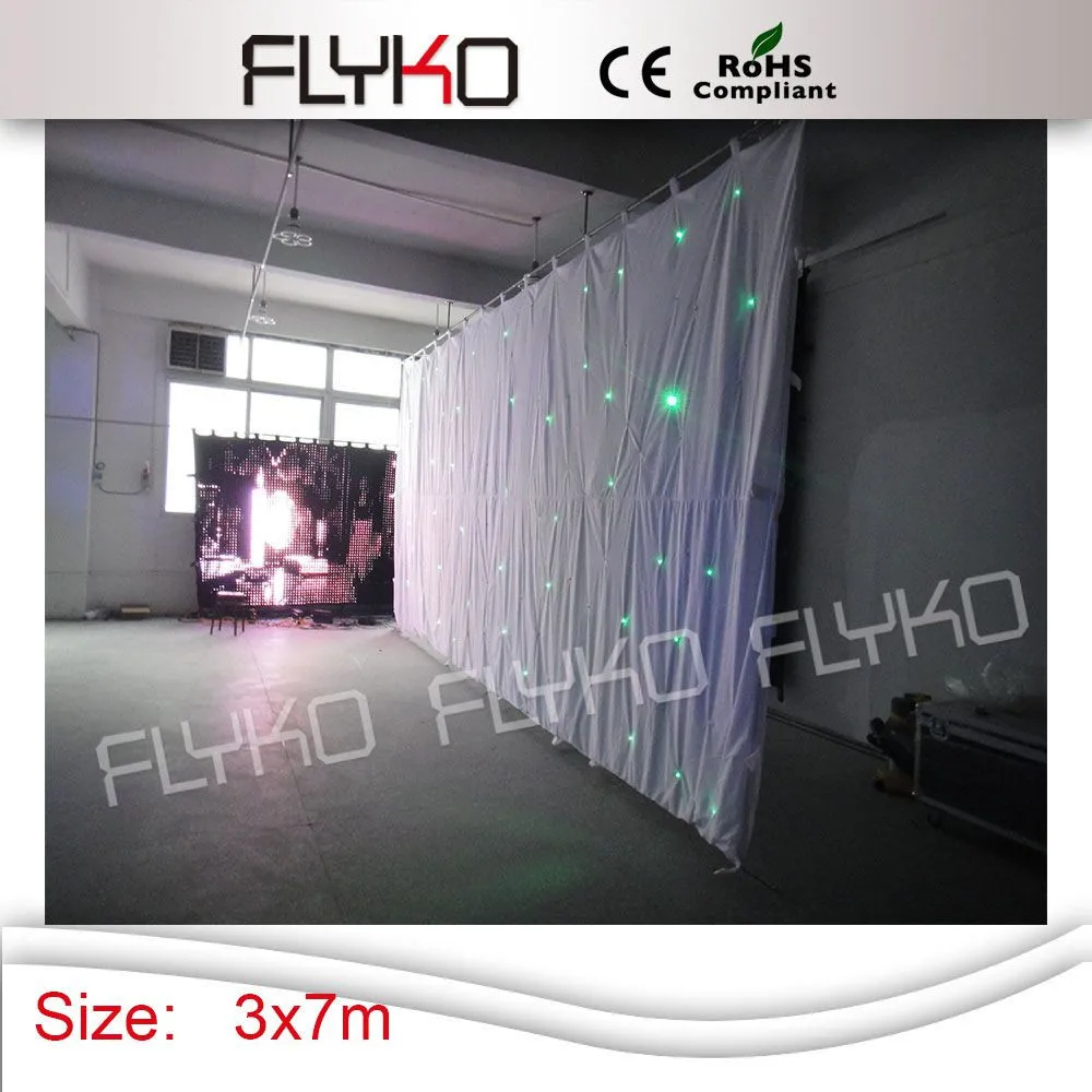 Free Shipping 3x7m flexible led star curtain led star cloth led backdrop for wedding
Free Shipping 3x7m flexible led star curtain led star cloth led backdrop for wedding