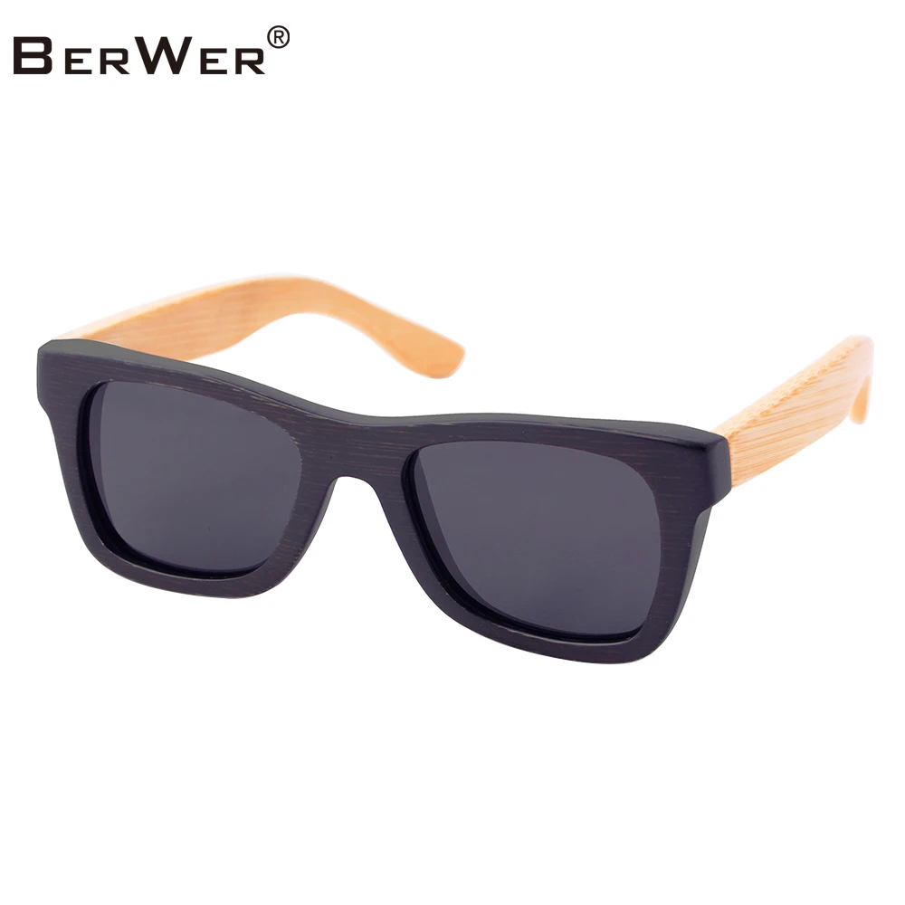 BerWer Black Frame Sunglasses Men Women Bamboo Sun Glasses Retro De Sol Masculino Handmade Sunglasses
BerWer Black Frame Sunglasses Men Women Bamboo Sun Glasses Retro De Sol Masculino Handmade Sunglasses
