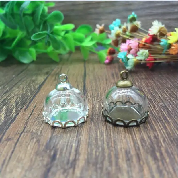20sets/lot 15/16/18/20/25/30mm Hemisphere glass dome bottle silver/bronze base metal beads cap DIY glass vial pendants
20sets/lot 15/16/18/20/25/30mm Hemisphere glass dome bottle silver/bronze base metal beads cap DIY glass vial pendants