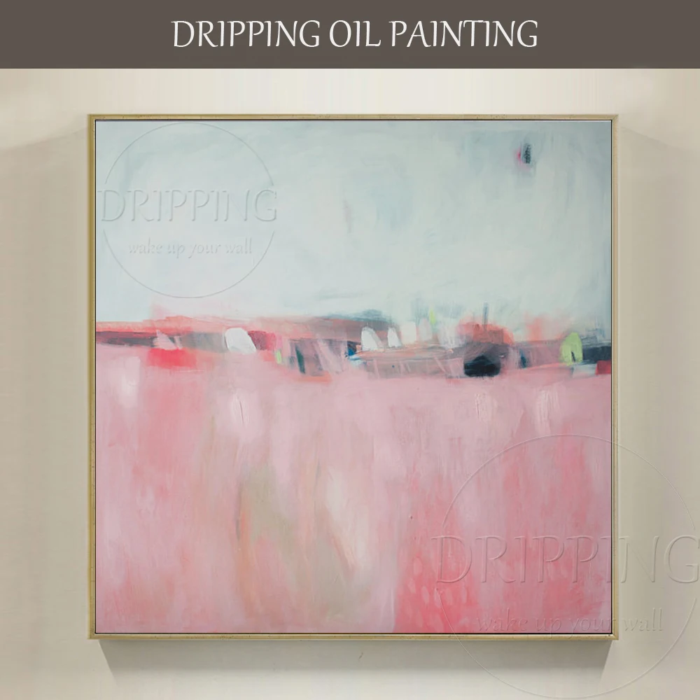 Simple Design Artist Hand-painted Nordic Pink Landscape Oil Painting on Canvas Wall Art Abstract Pink Landscape Oil Painting
Simple Design Artist Hand-painted Nordic Pink Landscape Oil Painting on Canvas Wall Art Abstract Pink Landscape Oil Painting