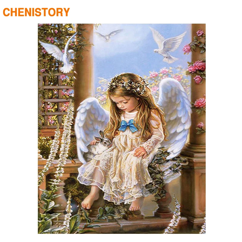 CHENISTORY Angel Rabbit DIY Painting By Numbers Gift Coloring By Numbers Picture On Wall Acrylic Paint By Numbers Inner Framed
CHENISTORY Angel Rabbit DIY Painting By Numbers Gift Coloring By Numbers Picture On Wall Acrylic Paint By Numbers Inner Framed
