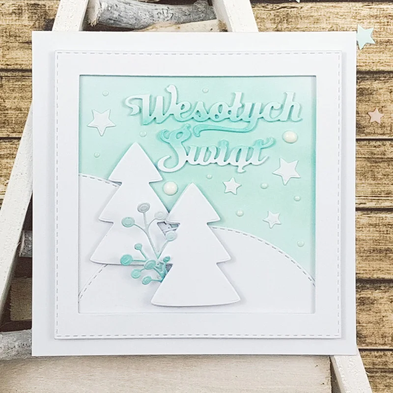 Wesotych Swiat Polish Letter DIY Cutting Die Handicraft Embossing Template Card Photo Making Handmade Decoration Scrapbooking
Wesotych Swiat Polish Letter DIY Cutting Die Handicraft Embossing Template Card Photo Making Handmade Decoration Scrapbooking