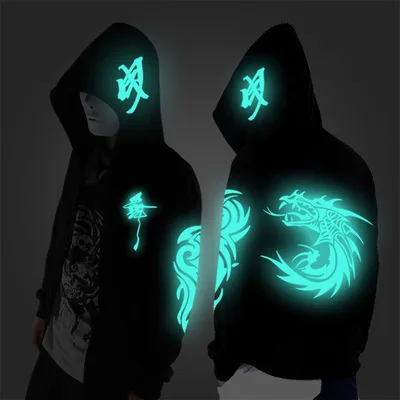 Noctilucent Long-sleeved Jacket Clothes Loose Coat And Students Fashion Clothing Dance Night Shining Clothing Ghost Dance
Noctilucent Long-sleeved Jacket Clothes Loose Coat And Students Fashion Clothing Dance Night Shining Clothing Ghost Dance