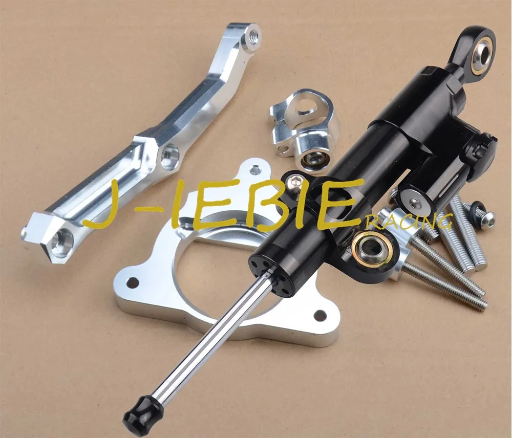 CNC Steering Damper Stabilizer and Silver Bracket Mounting For Kawasaki Z800 2013-2016 2014 2015
CNC Steering Damper Stabilizer and Silver Bracket Mounting For Kawasaki Z800 2013-2016 2014 2015