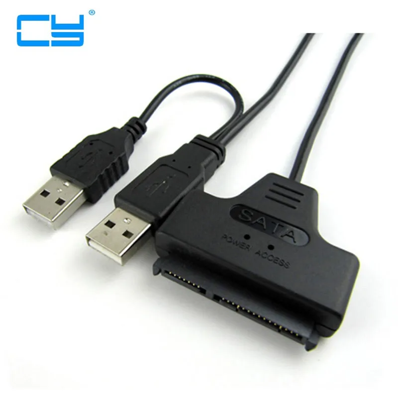 SATA Cable Adapter USB 2.0 to SATA 7+15 Pin Pin 22 to 2.5 HDD Hard Disk Drive Cable
SATA Cable Adapter USB 2.0 to SATA 7+15 Pin Pin 22 to 2.5 HDD Hard Disk Drive Cable