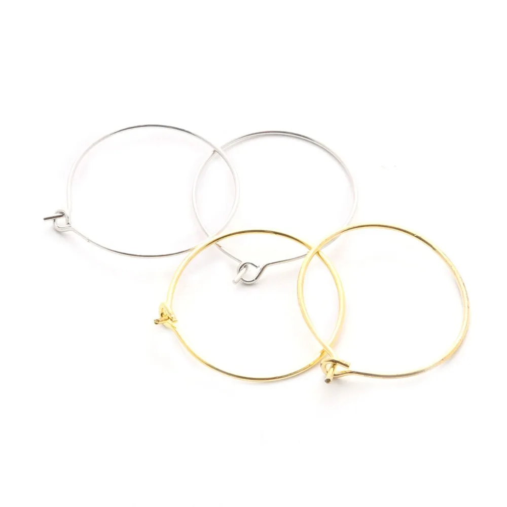 100 Gold/Rhodium Plated Wine Glass Charm Rings/Earring Hoops 19mm Jewelry Findings (FRB004-01)
100 Gold/Rhodium Plated Wine Glass Charm Rings/Earring Hoops 19mm Jewelry Findings (FRB004-01)
