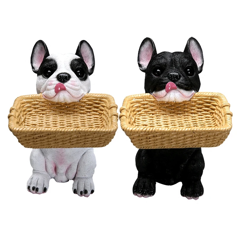 Fun cartoon dog resin storage box Creative dog and basket home decor storage box
Fun cartoon dog resin storage box Creative dog and basket home decor storage box