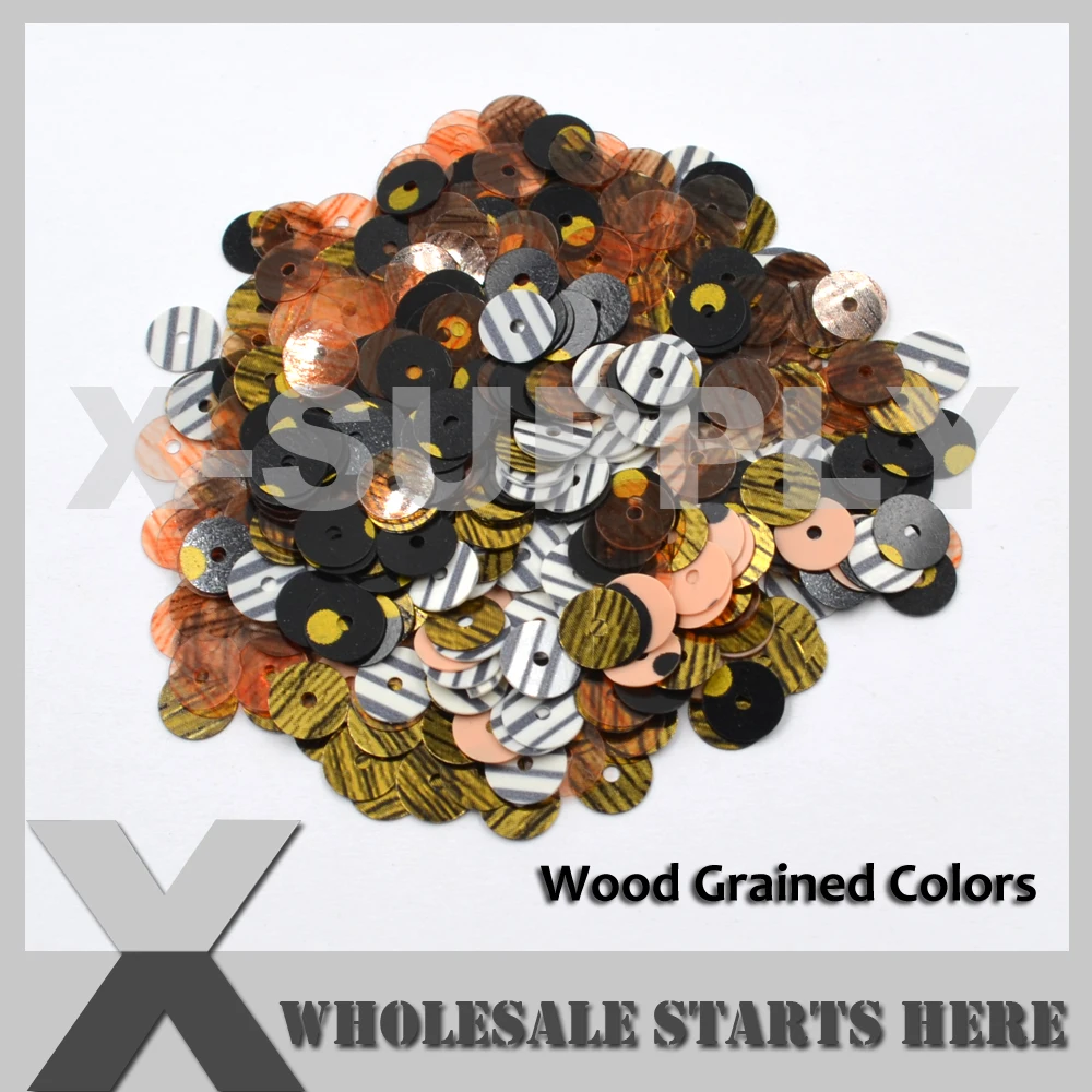 Wood Grained Colors Round Flat or Cup Loose Sequin Paillettes for Evening Dress,Costume,Nail Art (Contact Us For More Color)
Wood Grained Colors Round Flat or Cup Loose Sequin Paillettes for Evening Dress,Costume,Nail Art (Contact Us For More Color)