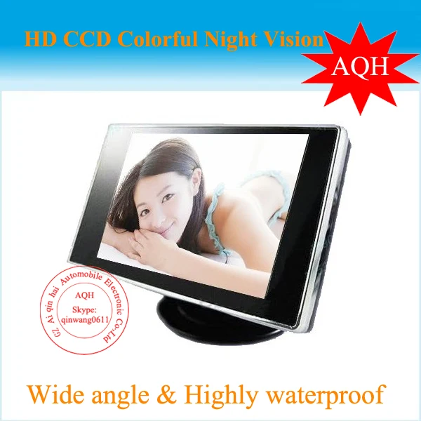 2016 Facory promotion 3.5inch vehicle monitor for car rearview camera (av-in RCA) 2 video input Free shipping
2016 Facory promotion 3.5inch vehicle monitor for car rearview camera (av-in RCA) 2 video input Free shipping