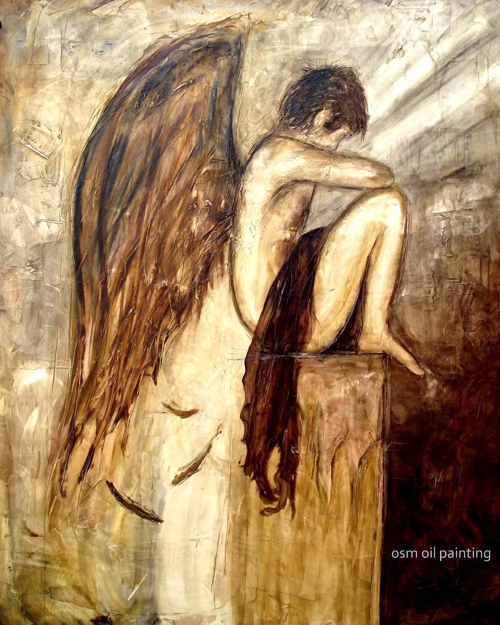 New Arrival Hand Painted Angel Boy Portrait Oil Painting Modern Abstract Wall Art Painting for Hang Craft Home Decor
New Arrival Hand Painted Angel Boy Portrait Oil Painting Modern Abstract Wall Art Painting for Hang Craft Home Decor