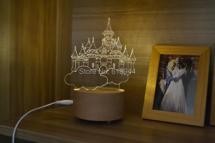 Wooden Modern LED Desk Lamp Creative Fashion Bedroom Bedside Night Light Birthday Gift Castle in the Sky
Wooden Modern LED Desk Lamp Creative Fashion Bedroom Bedside Night Light Birthday Gift Castle in the Sky