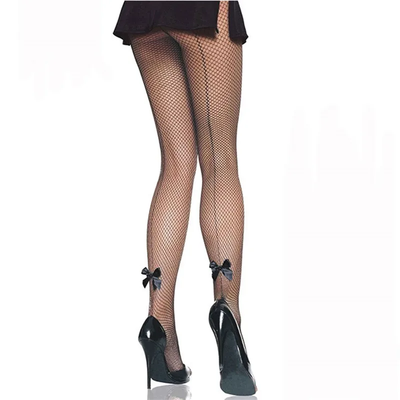 2017 Sexy Lingerie Hot Fishnet Stockings Tights Women Black Seamless Transparent Cuban Back Line With Bow Stocking Pantyhose
2017 Sexy Lingerie Hot Fishnet Stockings Tights Women Black Seamless Transparent Cuban Back Line With Bow Stocking Pantyhose