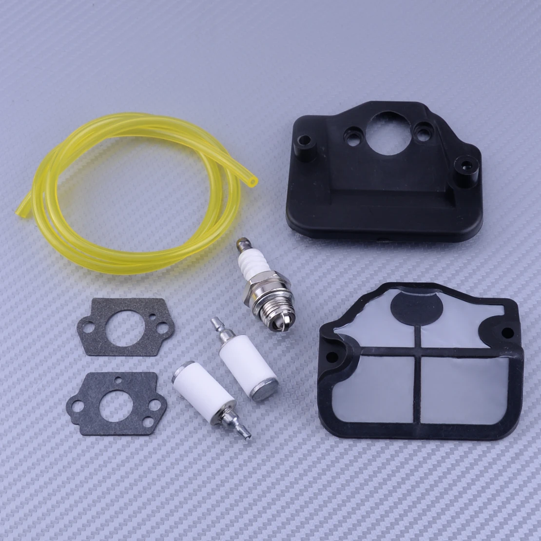LETAOSK 7PCS/SET Fuel line & Air Filter & Backing Plate &Carb Gasket Tube Up Kit Fit for Poulan 2200 2500 2600 2750 545057701
LETAOSK 7PCS/SET Fuel line & Air Filter & Backing Plate &Carb Gasket Tube Up Kit Fit for Poulan 2200 2500 2600 2750 545057701