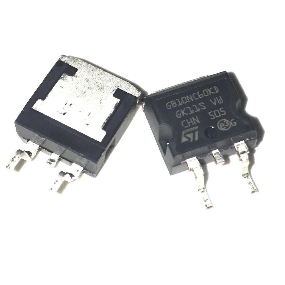 STGB10NC60KDT4 GB10NC60KD 600V/10A Новый и оригинальный транзистор TO-263 IGBT
STGB10NC60KDT4 GB10NC60KD 600V/10A Новый и оригинальный транзистор TO-263 IGBT