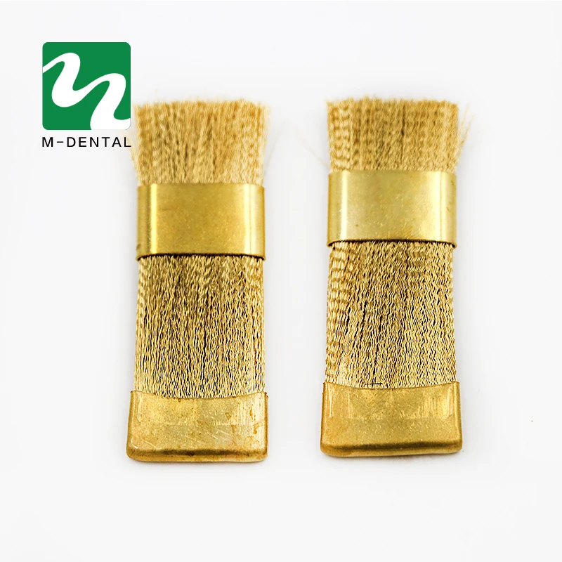 2 Pcs Dental Material Copper Flat Brush For Clean Dental Burs And Dental Product
2 Pcs Dental Material Copper Flat Brush For Clean Dental Burs And Dental Product