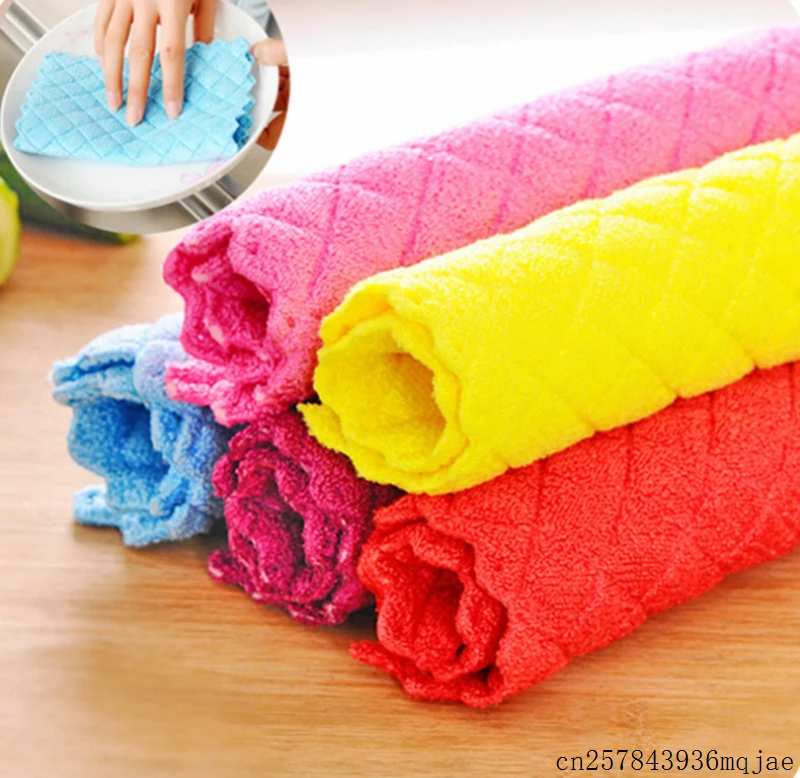100pcs Dish Cloth Kitchen Cleaning Wiping Rags Bamboo Fiber High Efficient Washing Towels
100pcs Dish Cloth Kitchen Cleaning Wiping Rags Bamboo Fiber High Efficient Washing Towels