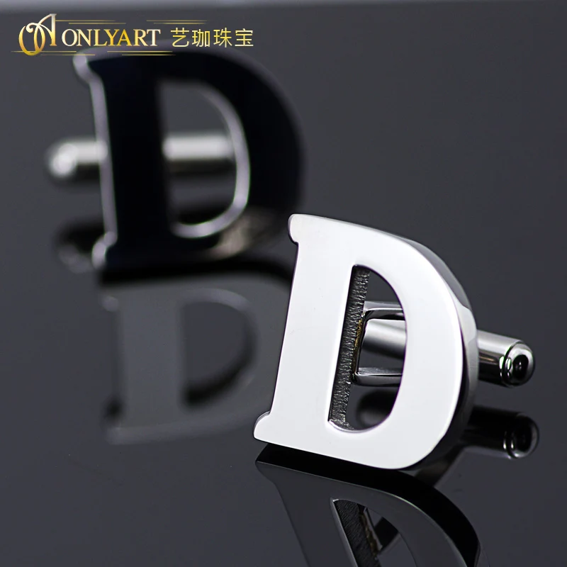 OnlyArt silver Plated french business shirt initial letter Capital A-Z cufflinks for birthday gift
OnlyArt silver Plated french business shirt initial letter Capital A-Z cufflinks for birthday gift
