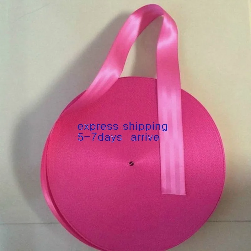 100 meters Roll Seat Belt Webbing Safety Strap PINK Color 48mm Wide 5 Bars
100 meters Roll Seat Belt Webbing Safety Strap PINK Color 48mm Wide 5 Bars