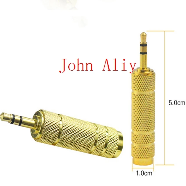 Wholesale 5mm 1/8" Male to 6.5mm 1/4" Female Stereo Audio Adapter Jack Connector
Wholesale 5mm 1/8" Male to 6.5mm 1/4" Female Stereo Audio Adapter Jack Connector