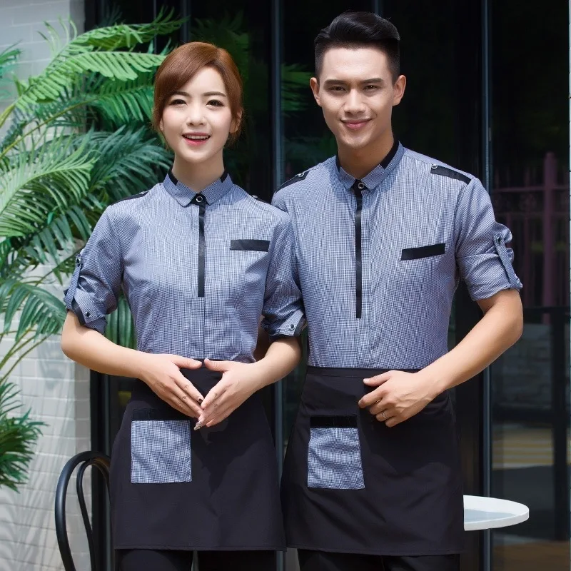 Hotel Restaurant Workwear Coat Autumn Winter Fast Food Shop Uniform Hot Pot Shop Cafe Catering Long Sleeve Waiter Overalls H2365
Hotel Restaurant Workwear Coat Autumn Winter Fast Food Shop Uniform Hot Pot Shop Cafe Catering Long Sleeve Waiter Overalls H2365