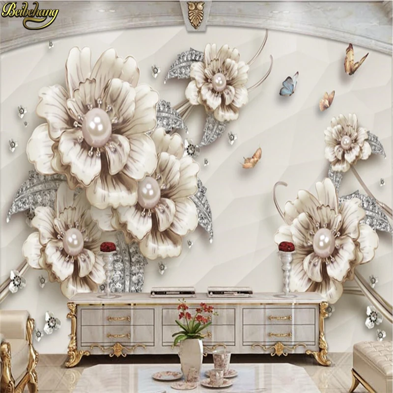 beibehang Custom Photo Wallpaper Mural Luxury Stereo Jewelry Flowers TV Background Wall papel de parede wall papers home decor
beibehang Custom Photo Wallpaper Mural Luxury Stereo Jewelry Flowers TV Background Wall papel de parede wall papers home decor