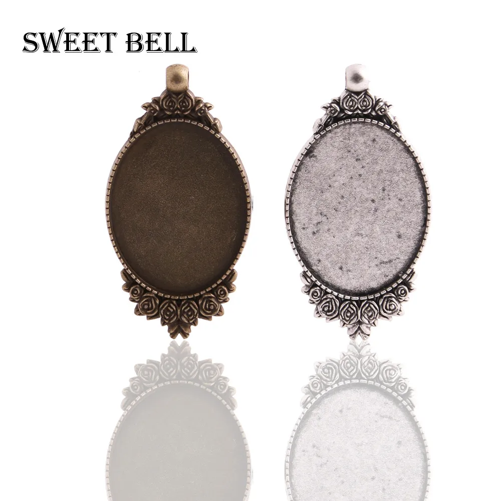 8pcs/lot two color Oval 32*63mm(Fit 30*40mm dia) Cabochon Pendant Settings Oval Cameo Filigree Pendant Blanks Settings 6D1074
8pcs/lot two color Oval 32*63mm(Fit 30*40mm dia) Cabochon Pendant Settings Oval Cameo Filigree Pendant Blanks Settings 6D1074