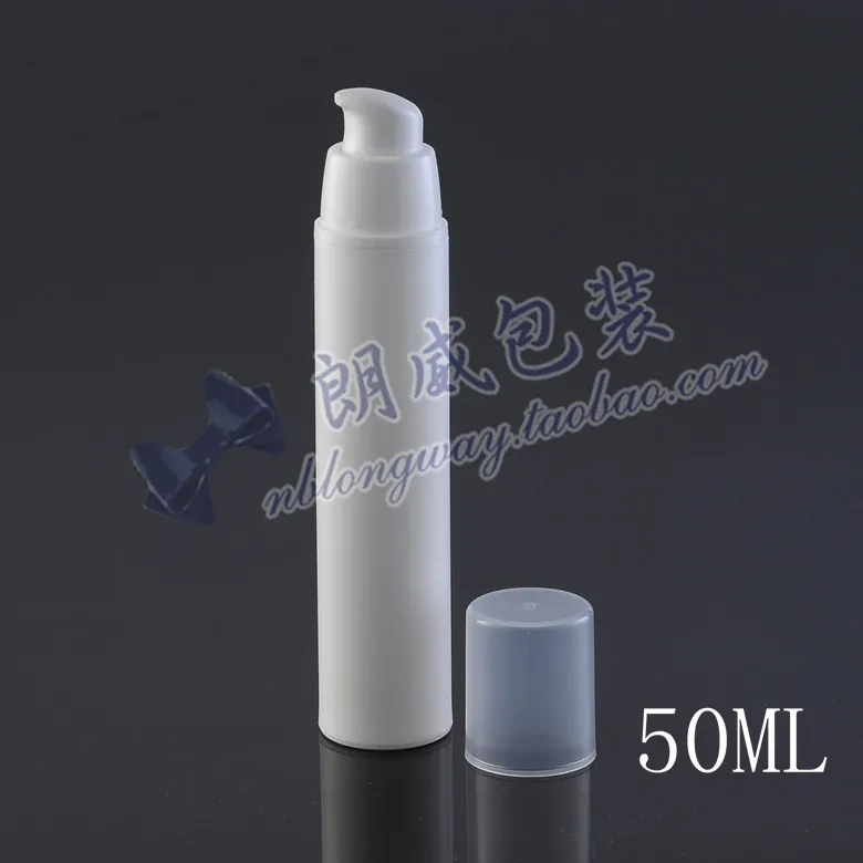 20PCS/lot 50ml pp cylinder vacuum airless pump empty plastic bottle, white snap-on airless bottle
20PCS/lot 50ml pp cylinder vacuum airless pump empty plastic bottle, white snap-on airless bottle