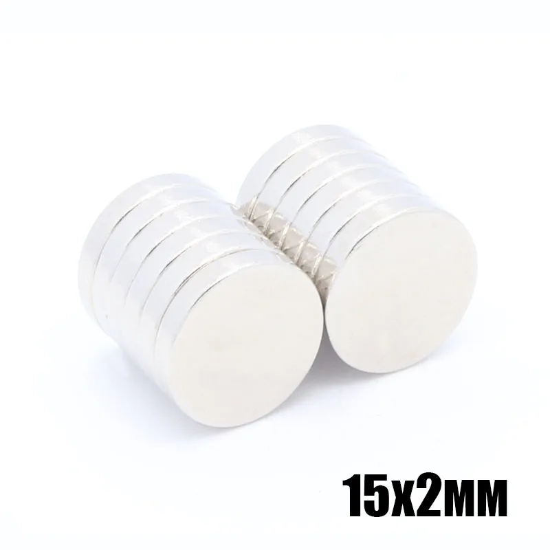 50pcs 15x2 mm Neodymium magnet 15x2 mm Rare Earth small Strong Round permanent 15*2 mm NdFeB nickle magnetic sheet Not Rust
50pcs 15x2 mm Neodymium magnet 15x2 mm Rare Earth small Strong Round permanent 15*2 mm NdFeB nickle magnetic sheet Not Rust