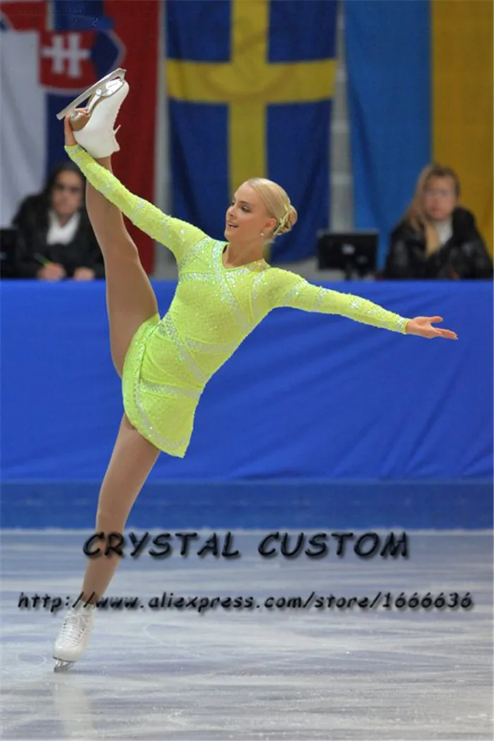 Crystal Custom Figure Skating Dresses Girls New Brand Ice Skating Dresses For Competition DR4545
Crystal Custom Figure Skating Dresses Girls New Brand Ice Skating Dresses For Competition DR4545