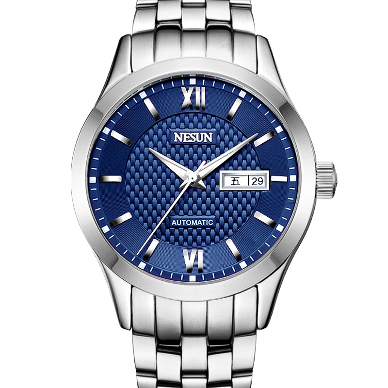 Switzerland NESUN Luxury Brand Japan MIYOTA Automatic Mechanical Men's Watches Sapphire Waterproof Luminous Calendar Clock N9203
Switzerland NESUN Luxury Brand Japan MIYOTA Automatic Mechanical Men's Watches Sapphire Waterproof Luminous Calendar Clock N9203