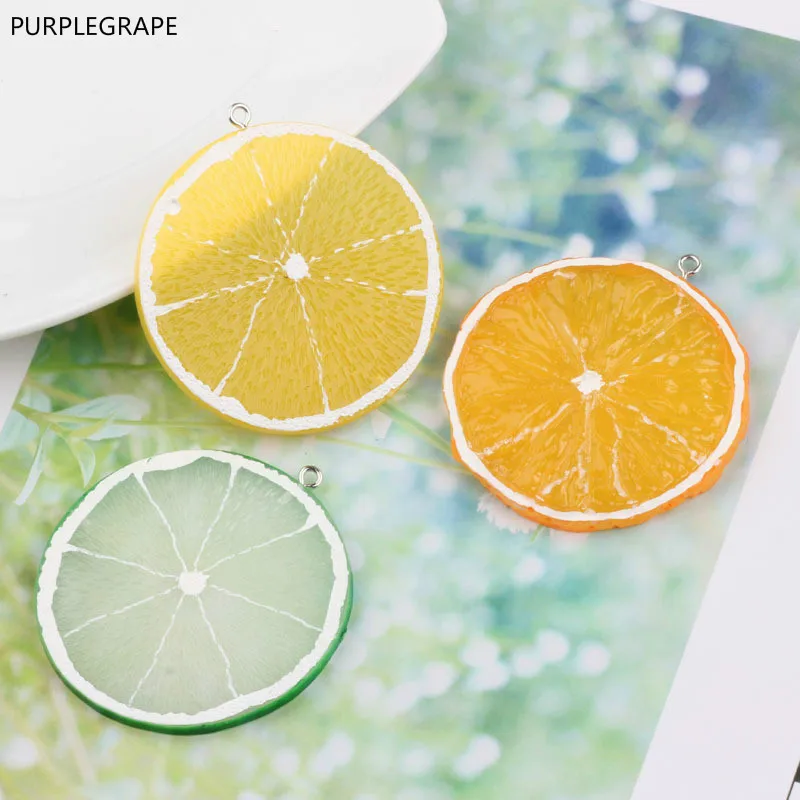 DIY Jewelry New Accessories Fresh Japanese and Korean Fashion Summer Girl Fruit Orange Lemon Earrings Material Pendant 10pcs
DIY Jewelry New Accessories Fresh Japanese and Korean Fashion Summer Girl Fruit Orange Lemon Earrings Material Pendant 10pcs