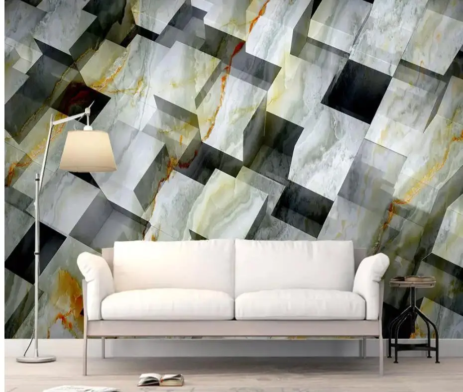 3D Wallpaper Custom Photo Wallpaper Tilted cube solid square marbled modern 3D background Wallpaper 3d Mural For Living Room
3D Wallpaper Custom Photo Wallpaper Tilted cube solid square marbled modern 3D background Wallpaper 3d Mural For Living Room