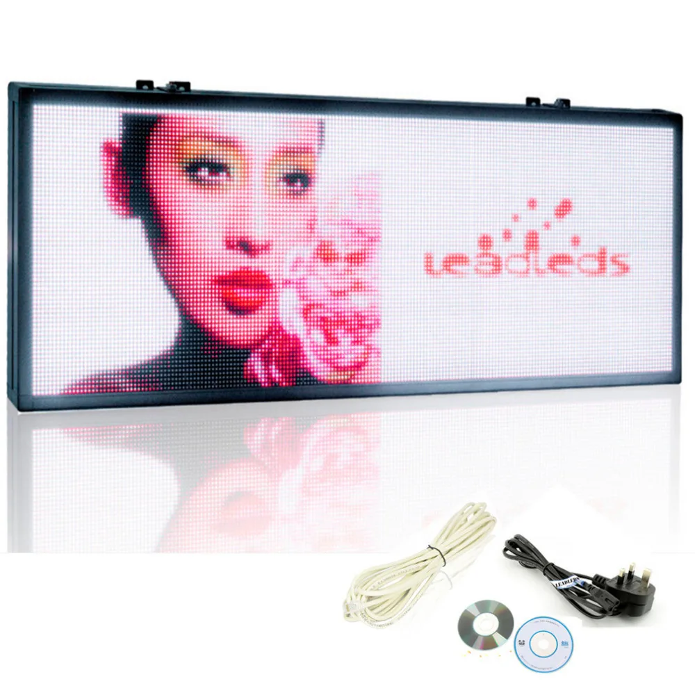 48*25-inch Indoor SMD P6 LED module RGB Full Color video LED Sign / P6 led display Screen for Store Wall Window Display Fixture
48*25-inch Indoor SMD P6 LED module RGB Full Color video LED Sign / P6 led display Screen for Store Wall Window Display Fixture