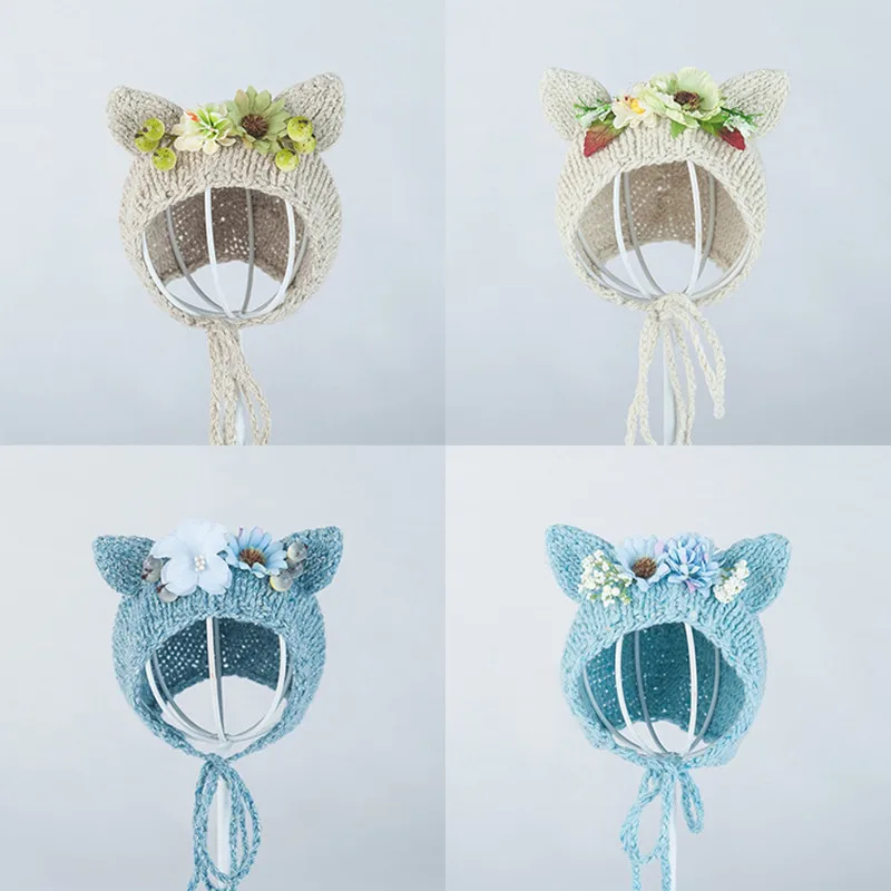 Newborn Photography Props Baby Hats Caps Cute Knitting Baby Cap Flower Hat Studio Baby Photo Prop Newborn Fotografia Accessories
Newborn Photography Props Baby Hats Caps Cute Knitting Baby Cap Flower Hat Studio Baby Photo Prop Newborn Fotografia Accessories
