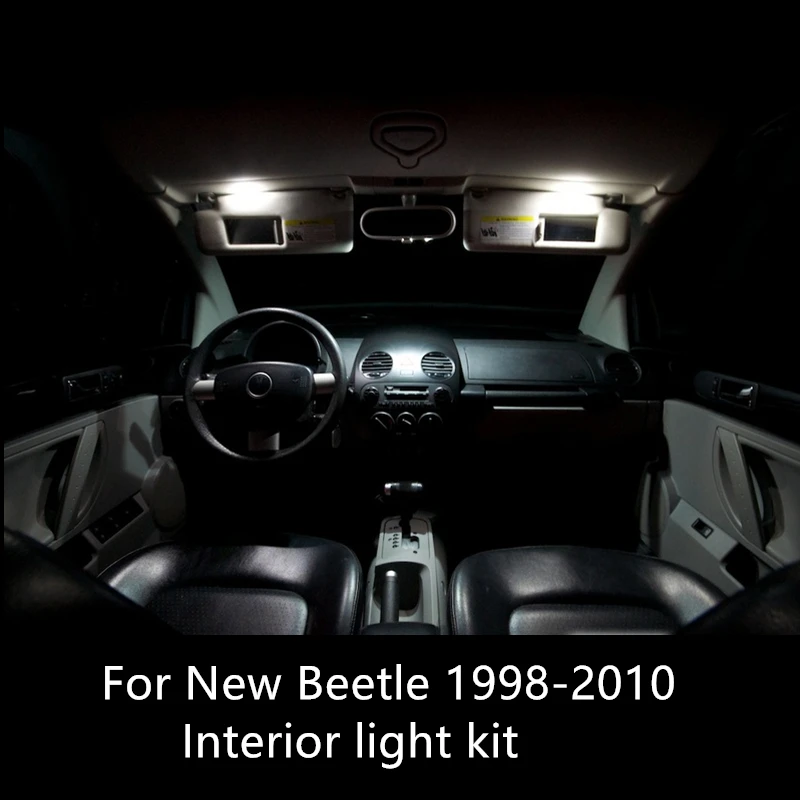 Shinman 5x canbus Error Free Interior LED Light Package Kit for VW New Beetle 1998-2010 car accessories reading dome lights
Shinman 5x canbus Error Free Interior LED Light Package Kit for VW New Beetle 1998-2010 car accessories reading dome lights