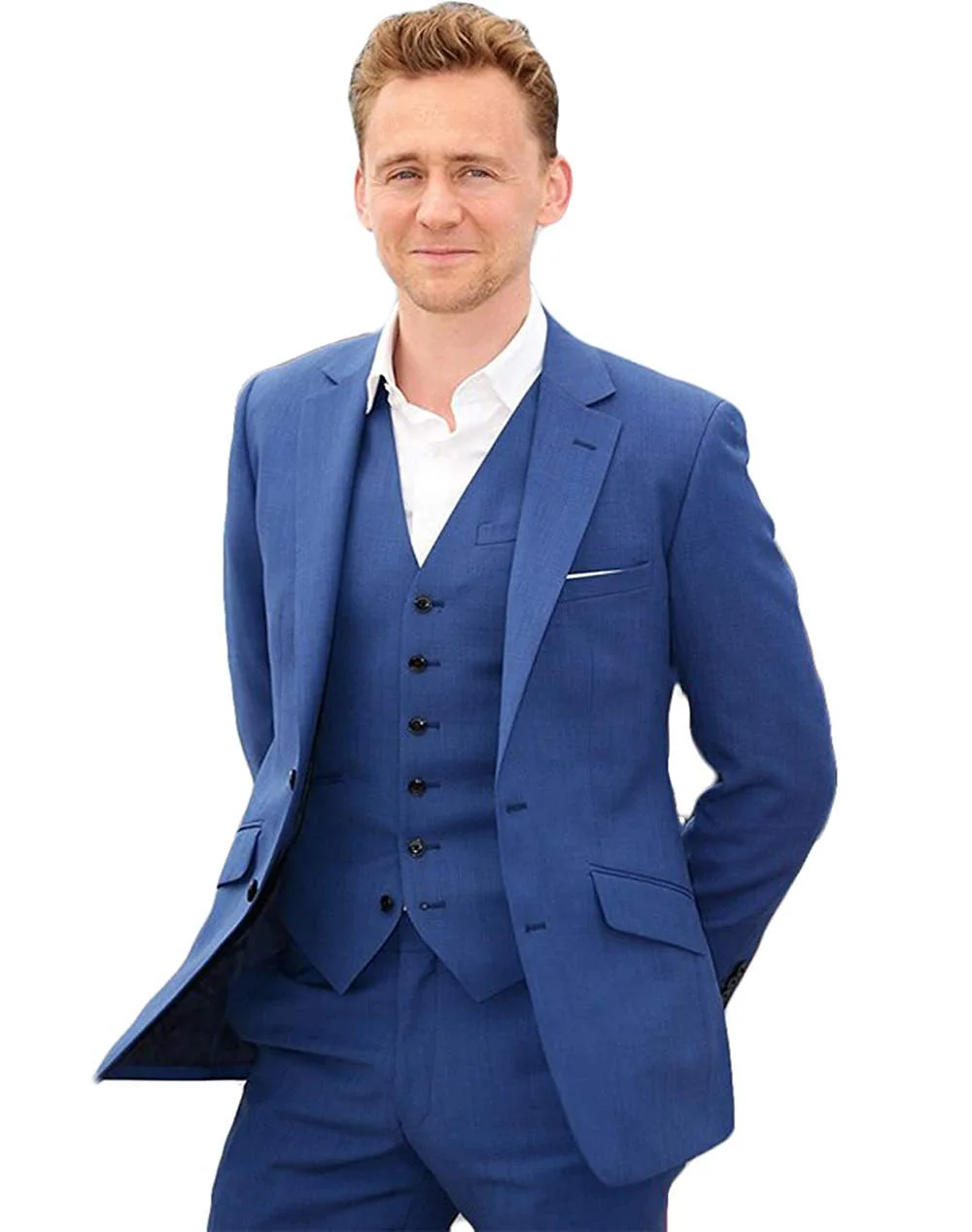 Mens Suit Blue Groom Tuxedos 3 Pieces Formal Notch Lapel Business Slim Fit Groomsme Blazer For Wedding Prom (Blazer+vest+Pants)
Mens Suit Blue Groom Tuxedos 3 Pieces Formal Notch Lapel Business Slim Fit Groomsme Blazer For Wedding Prom (Blazer+vest+Pants)
