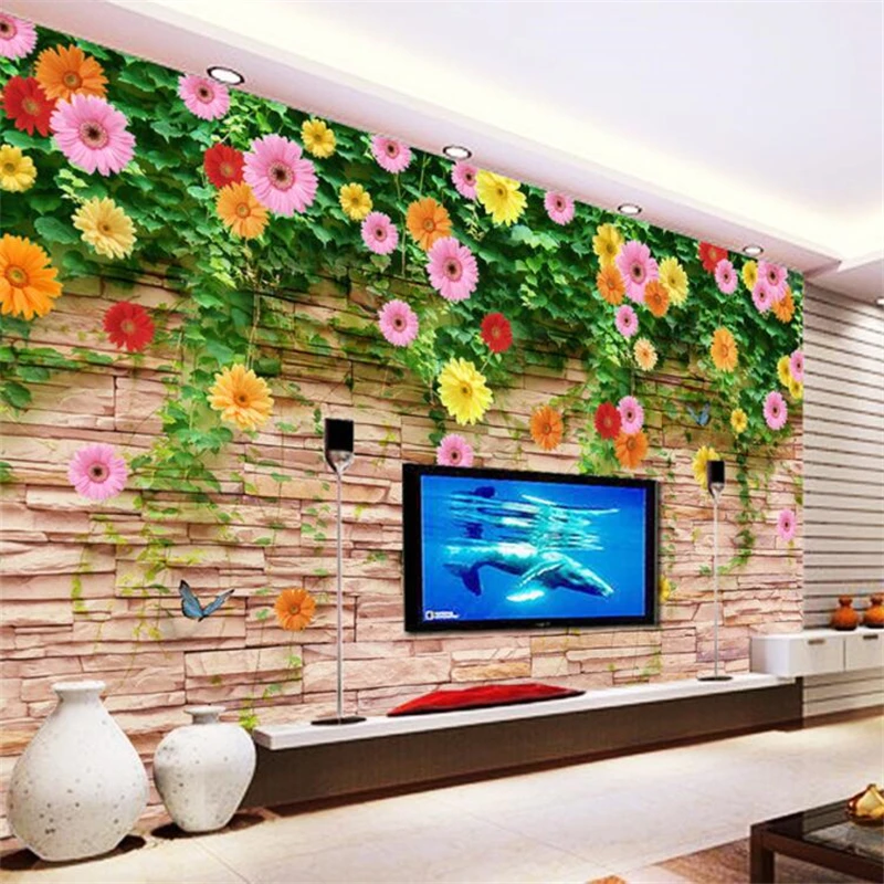 wellyu Custom Large Wallpaper 3D Stereo Murals Rose Chrysanthemum living room TV Wall paper Decorative Painting papel de parede
wellyu Custom Large Wallpaper 3D Stereo Murals Rose Chrysanthemum living room TV Wall paper Decorative Painting papel de parede