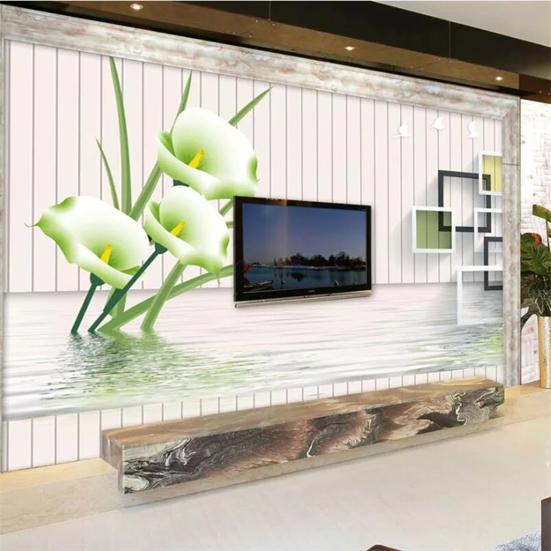 beibehang Custom wallpaper 3d lily wallpaper mural calla lily butterfly simple TV background wall living room bedroom wallpaper
beibehang Custom wallpaper 3d lily wallpaper mural calla lily butterfly simple TV background wall living room bedroom wallpaper