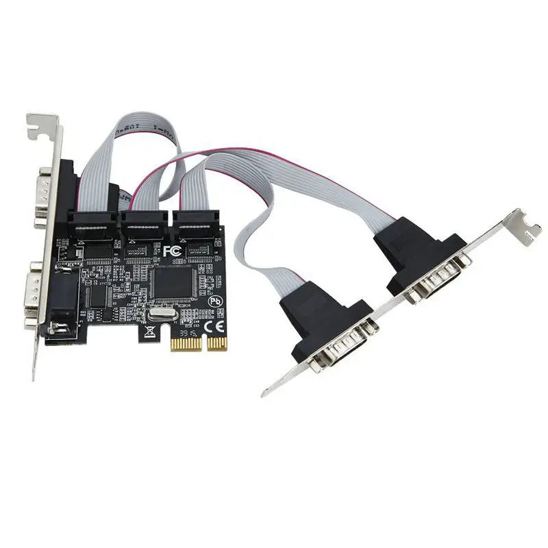 High quality PCI express 4 ports Serial PCI-e 1x card Multi RS232 DB9 COM port to PCIe I/O Card wholesale
High quality PCI express 4 ports Serial PCI-e 1x card Multi RS232 DB9 COM port to PCIe I/O Card wholesale
