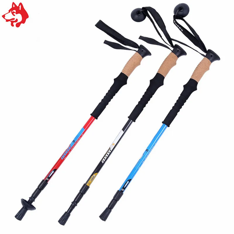 Three sections carbon fiber alpenstocks EVA handle Nylon wristband good toughness outdoor climbing hiking trekking poles
Three sections carbon fiber alpenstocks EVA handle Nylon wristband good toughness outdoor climbing hiking trekking poles