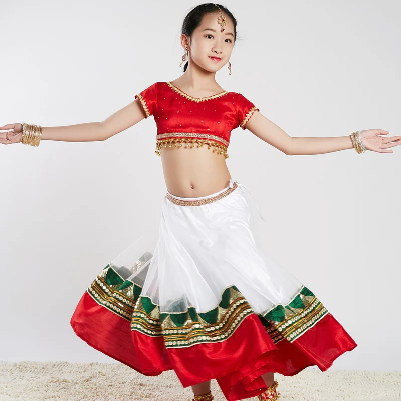 New Indian Dance Clothing Girls Belly Dance Costume Bollywood Dance Performance Costume Kids Oriental Dance Costume DQL932
New Indian Dance Clothing Girls Belly Dance Costume Bollywood Dance Performance Costume Kids Oriental Dance Costume DQL932