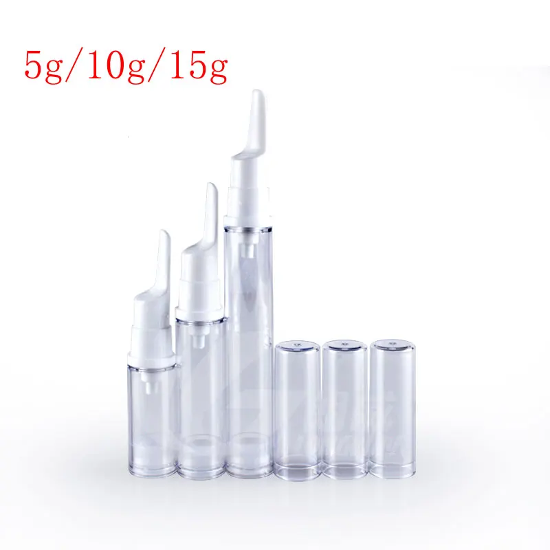 10g empty eye cream airless pump small plastic bottle, vacuum airless cosmetic container ,travel skin care cream sample bottles
10g empty eye cream airless pump small plastic bottle, vacuum airless cosmetic container ,travel skin care cream sample bottles