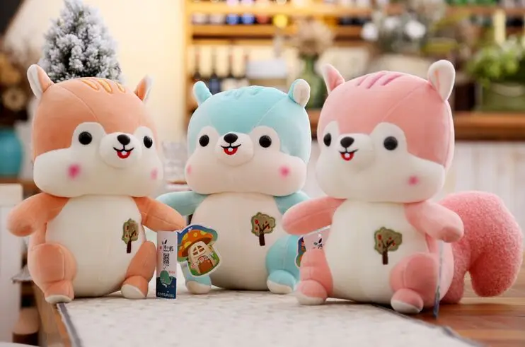 lovely cartoon squirrel plush toy very soft cotton doll throw pillow birthday gift h0894
lovely cartoon squirrel plush toy very soft cotton doll throw pillow birthday gift h0894