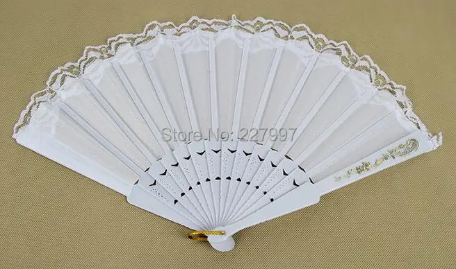 100pc 25*44cm White Folding Fan Silk Lace Engraved Gold Pattern Rib Bridal Fan Decor Photo Booth Props wedding/party decoration
100pc 25*44cm White Folding Fan Silk Lace Engraved Gold Pattern Rib Bridal Fan Decor Photo Booth Props wedding/party decoration