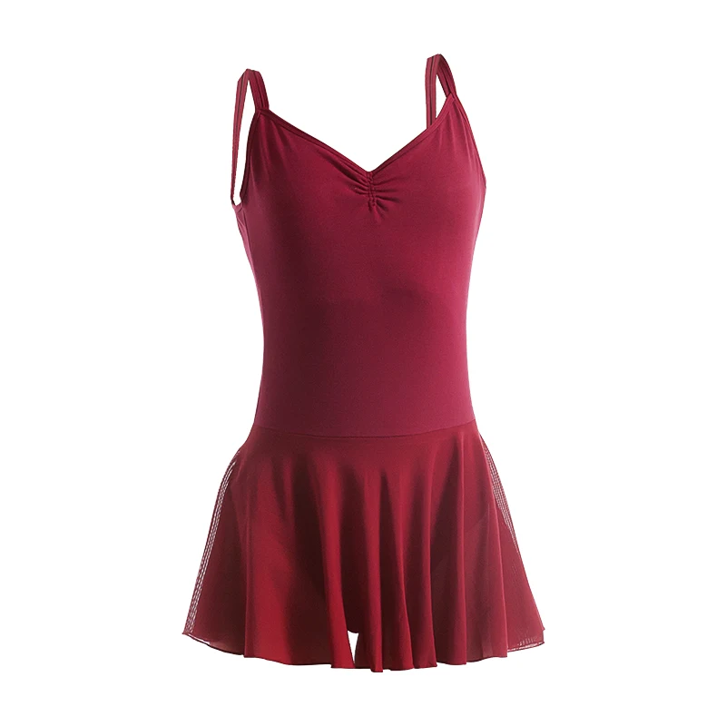 Adult Ballet Dress Double Spaghetti Straps Sleeveless Leotard Ballet Bodysuit with Mesh Skirt Dance Leotards for Women
Adult Ballet Dress Double Spaghetti Straps Sleeveless Leotard Ballet Bodysuit with Mesh Skirt Dance Leotards for Women